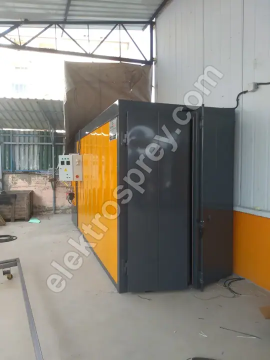 Kutu tipi elektrikli toz boya fırını